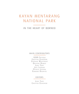 Kayan Mentarang National Park 3 20 Different Perspectives and Lessons Learned