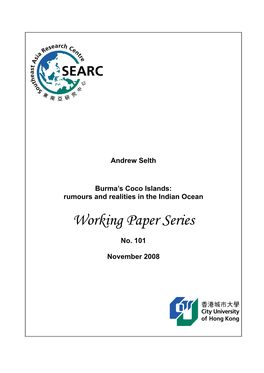 Working Paper Series