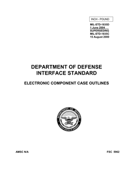 MIL-STD-1835D 1 June 2004 SUPERSEDING MIL-STD-1835C 15 August 2000