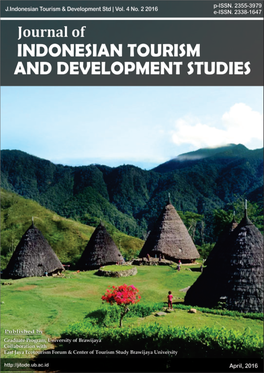 Journal of Indonesian Tourism and Development Studies