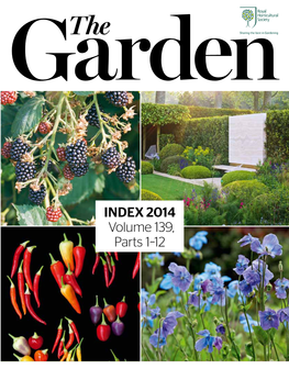 Read RHS the Garden Magazine 2014 Contents Index