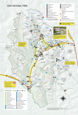 Yoho National Park Map 2020