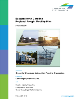 Eastern North Carolina Regional Freight Mobility Plan Final Report