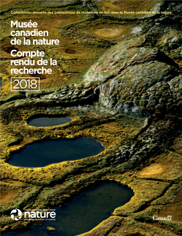Musée Canadien De La Nature Compte Rendu De La Recherche 2018