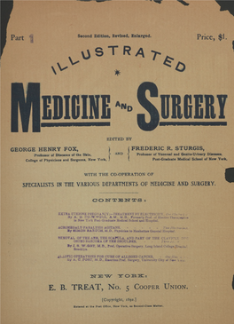 ILLUSTRATED MEDICINE and SURGERY. Nasi Were Also Excised, to Produce Raw Surfaces Corresponding with Those of the Labial Nap