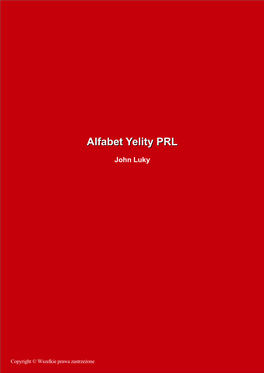 Alfabet Yelity PRL” 1