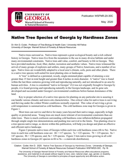 30 Native Trees by Hardiness Zone 2020