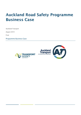 Auckland Road Safety Programme Business Case