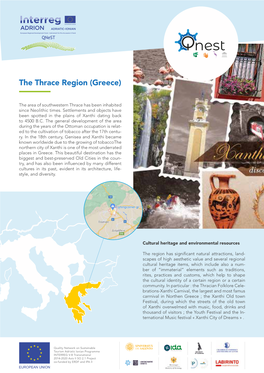 The Thrace Region (Greece)