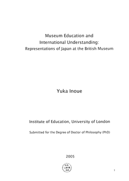 Representations of Japan at the British Museum