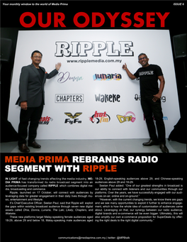 Media Prima Rebrands Radio Segment with Ripple