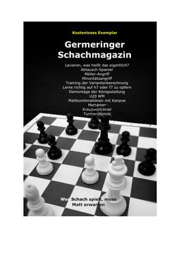 Germeringer Schachmagazin