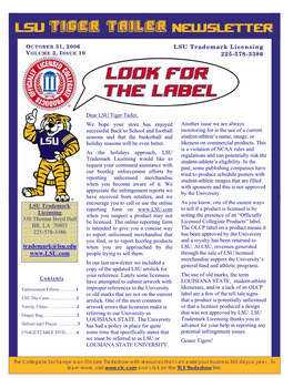 Tiger Tailer Newsletter – Volume 3