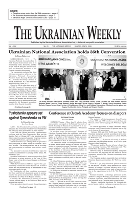 Ukrainian National Association Holds 36Th Convention