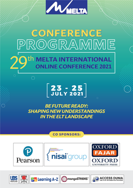 Melta International 29 Online Conference 2021
