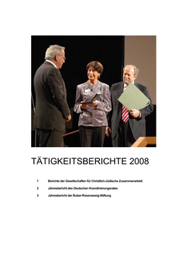 Tätigkeitsberichte 2008