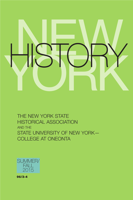 The New York State Historical Association State