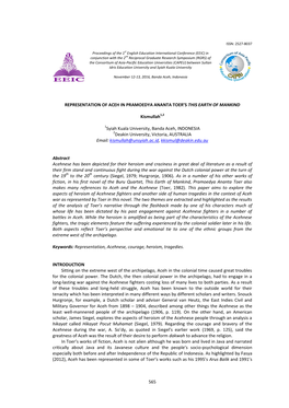 565 Representation of Aceh in Pramoedya Ananta Toer's