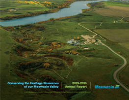 2015-2016 Annual Report of Our Meewasin Valley Conserving The