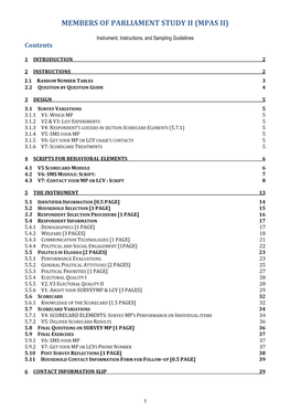 Afrobarometer Survey