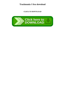 Trackmania 1 Free Download