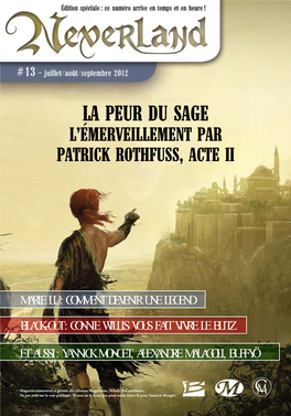 La Peur Du Sage L’Émerveillement Par Patrick Rothfuss, Acte Ii