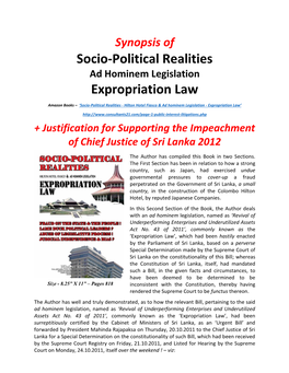 Socio-Political Realities Expropriation