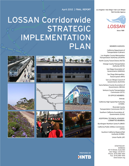 LOSSAN Corridorwide Strategic Implementation Plan Final Report (Revised) – April 2012