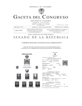 Gaceta Del Congreso