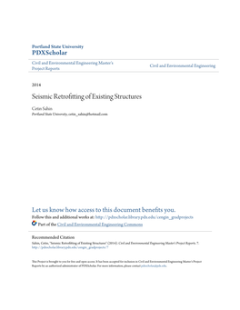 Seismic Retrofitting of Existing Structures