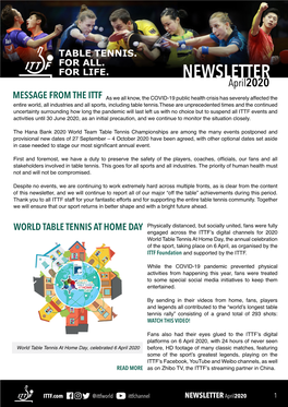 ITTF Newsletter