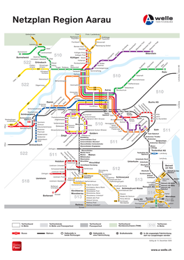 Netzplan Region Aarau