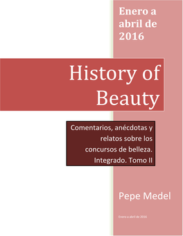 Enero a Abril De 2016 Pepe Medel