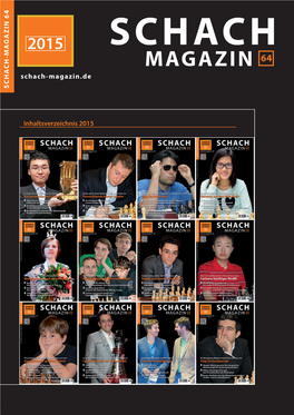 SCHACH MAGAZIN 64 Schach-Magazin.De SCHACH-MAGAZIN 64 SCHACH-MAGAZIN