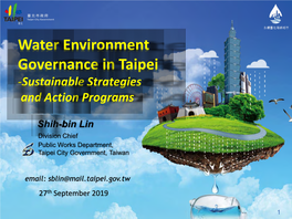 Download 臺北水環境治理之創新永續策略與行動計畫water Environment