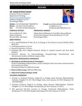 Resume of Saroj Kumar Ghosh.Pdf