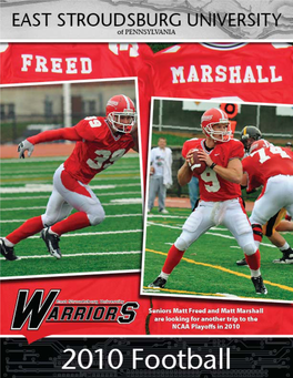 2010 ESU Football Media Guide.Indd