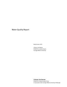 Ohio River Water Quality Report