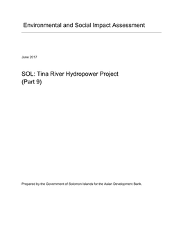 SOL: Tina River Hydropower Project (Part 9)