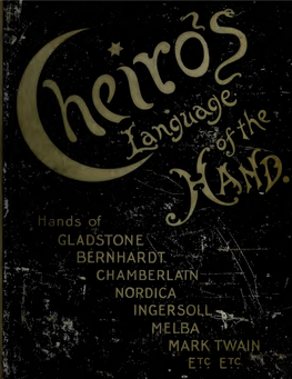 Cheiro's Language of the Hand