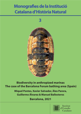 Monografies De La Institució Catalana D'història Natural 3