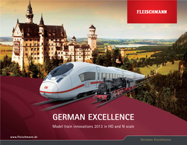GERMAN EXCELLENCE Model Train Innovations 2013 in HO and N Scale German Excellence Symbols of Railway Operators