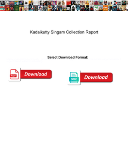 Kadaikutty Singam Collection Report
