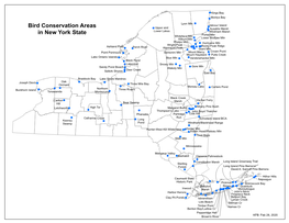 Bird Conservation Areas in New York State