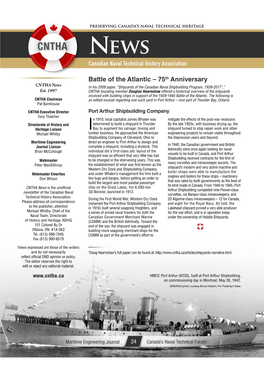 Battle of the Atlantic – 75Th Anniversary Canadian Naval