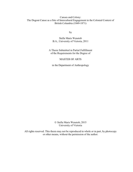 Uvic Thesis Template