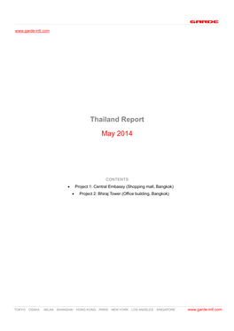 Thailand Report May 2014