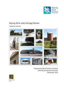 Wyong Shire-Wide Heritage Review