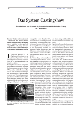 Das System Castingshow