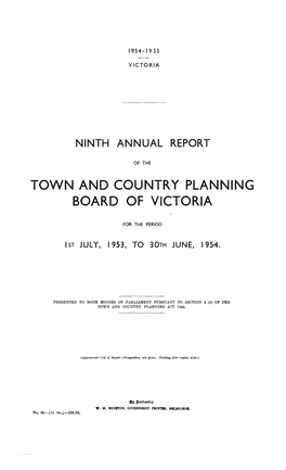 Town and Country Planning Board of Victoria